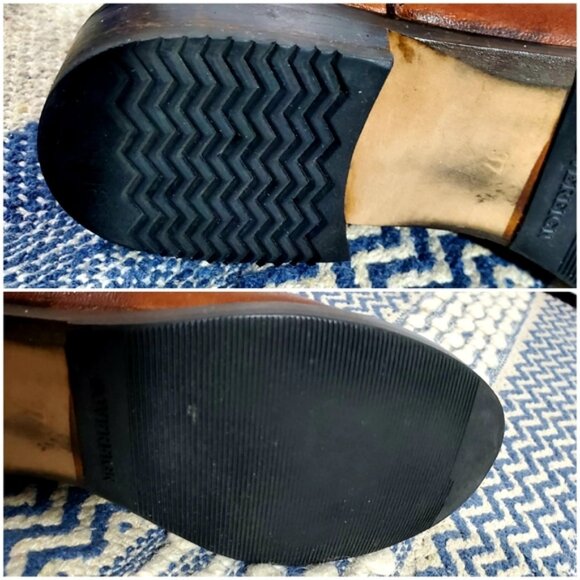 Italian Chestnut Brown Genuine Leather Riding Boot- 37 - Picture 7 of 15